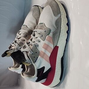 Adidas Original Nite Jogger Women's 8 Raw White DA8666